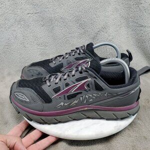 Altra Shoes Womens Size 8.5 Gray Textile Lone Peak 3.0 Gaiter Trap